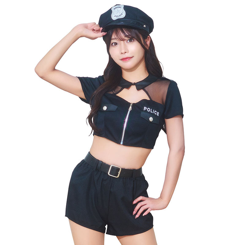 GLOWHOLIC Short Pants Police