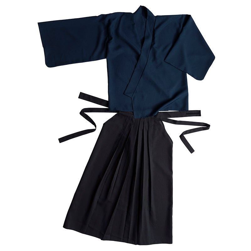 Men's Samurai Costume in Navy and Black