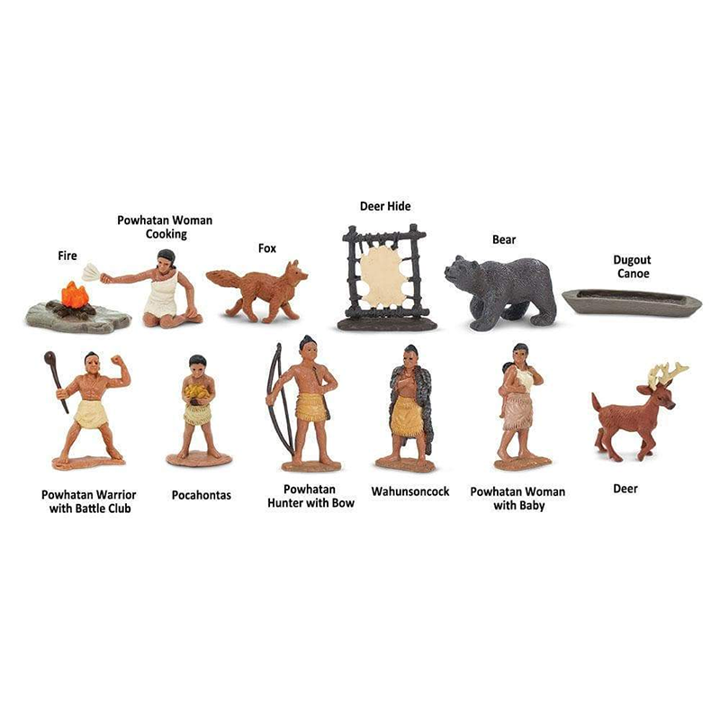 Safari Ltd. Powhatan Indians TOOB